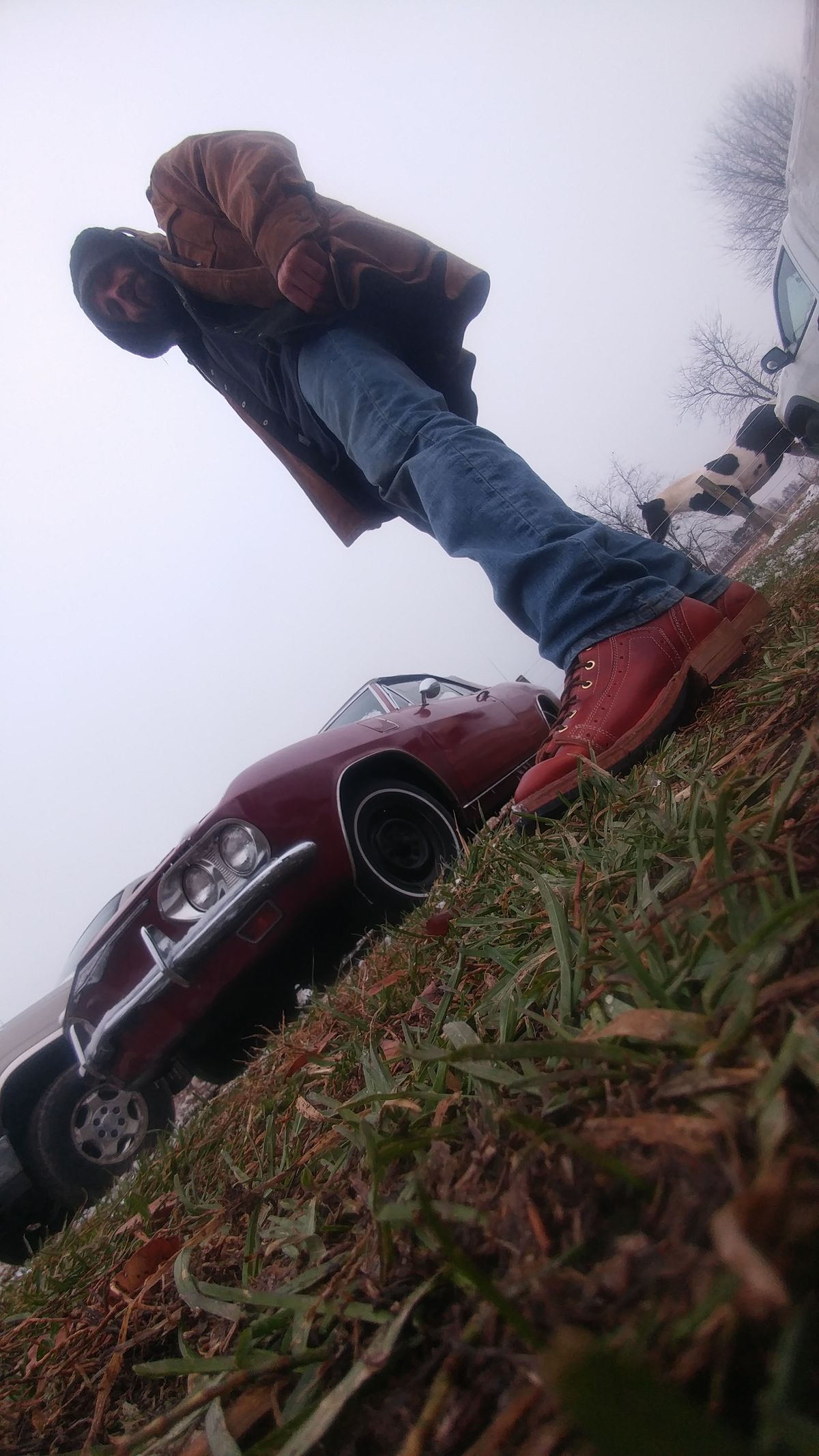 Photo by J.Seven on December 5, 2025 of the Frank's Boots Monkey Boot in Horween Olde English Dublin.