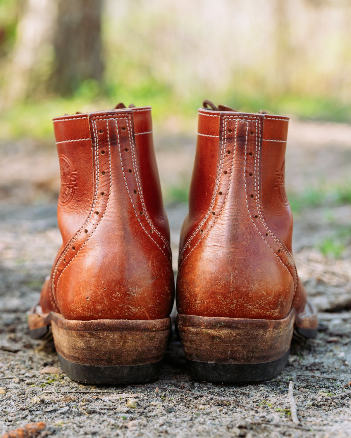 Photo by J.Seven on April 4, 2026 of the Frank's Boots Monkey Boot in Horween Olde English Dublin.