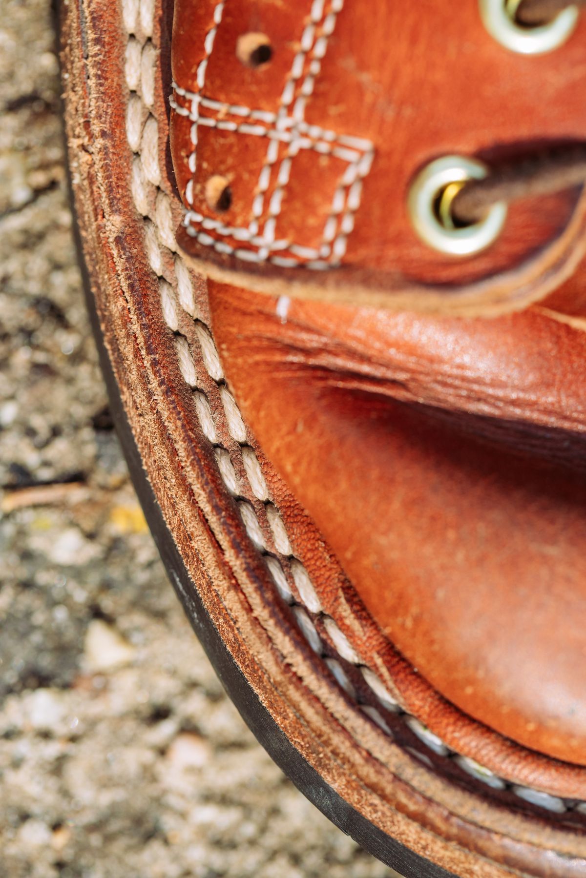 Photo by J.Seven on April 4, 2026 of the Frank's Boots Monkey Boot in Horween Olde English Dublin.