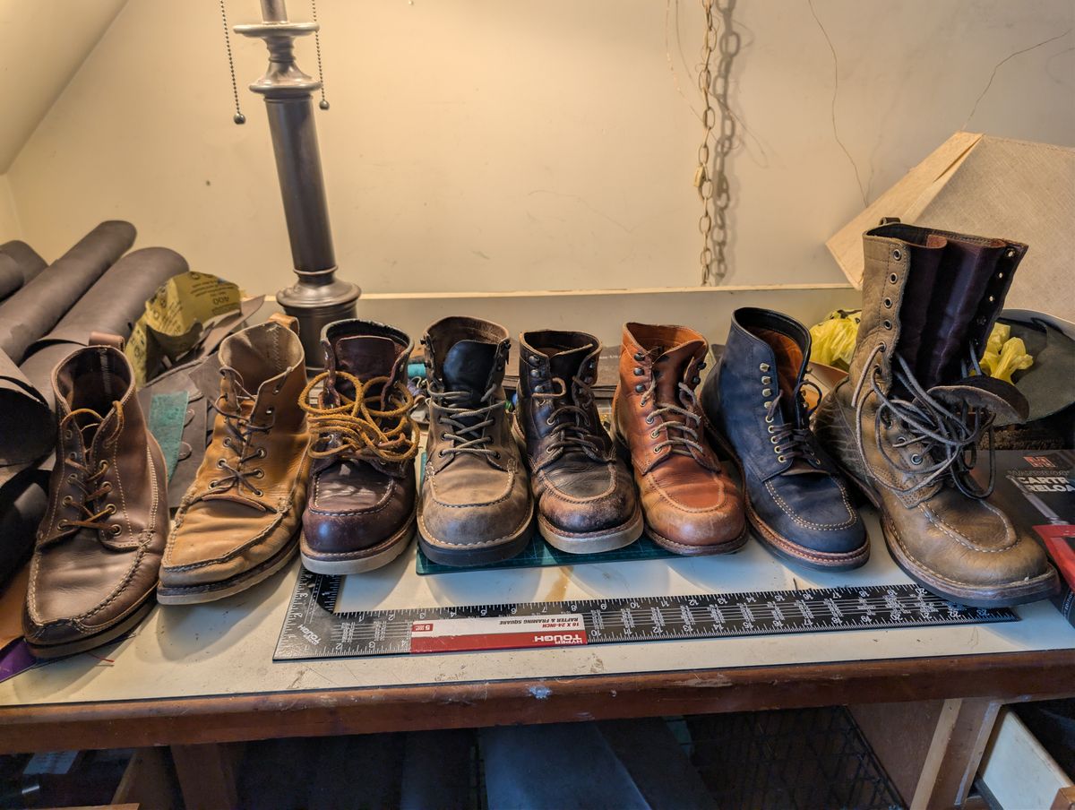 Photo by J.Seven on February 26, 2026 of the Nicks MTO in Law Tanning Olive Smooth Shruken Bison.