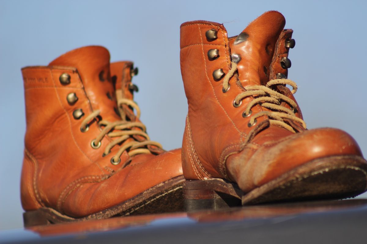 Photo by J.Seven on April 1, 2025 of the Wolverine 1000 Mile Moc-Toe Boot in Horween Unknown Tannage.