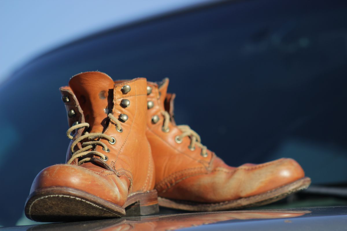 Photo by J.Seven on April 1, 2025 of the Wolverine 1000 Mile Moc-Toe Boot in Horween Unknown Tannage.