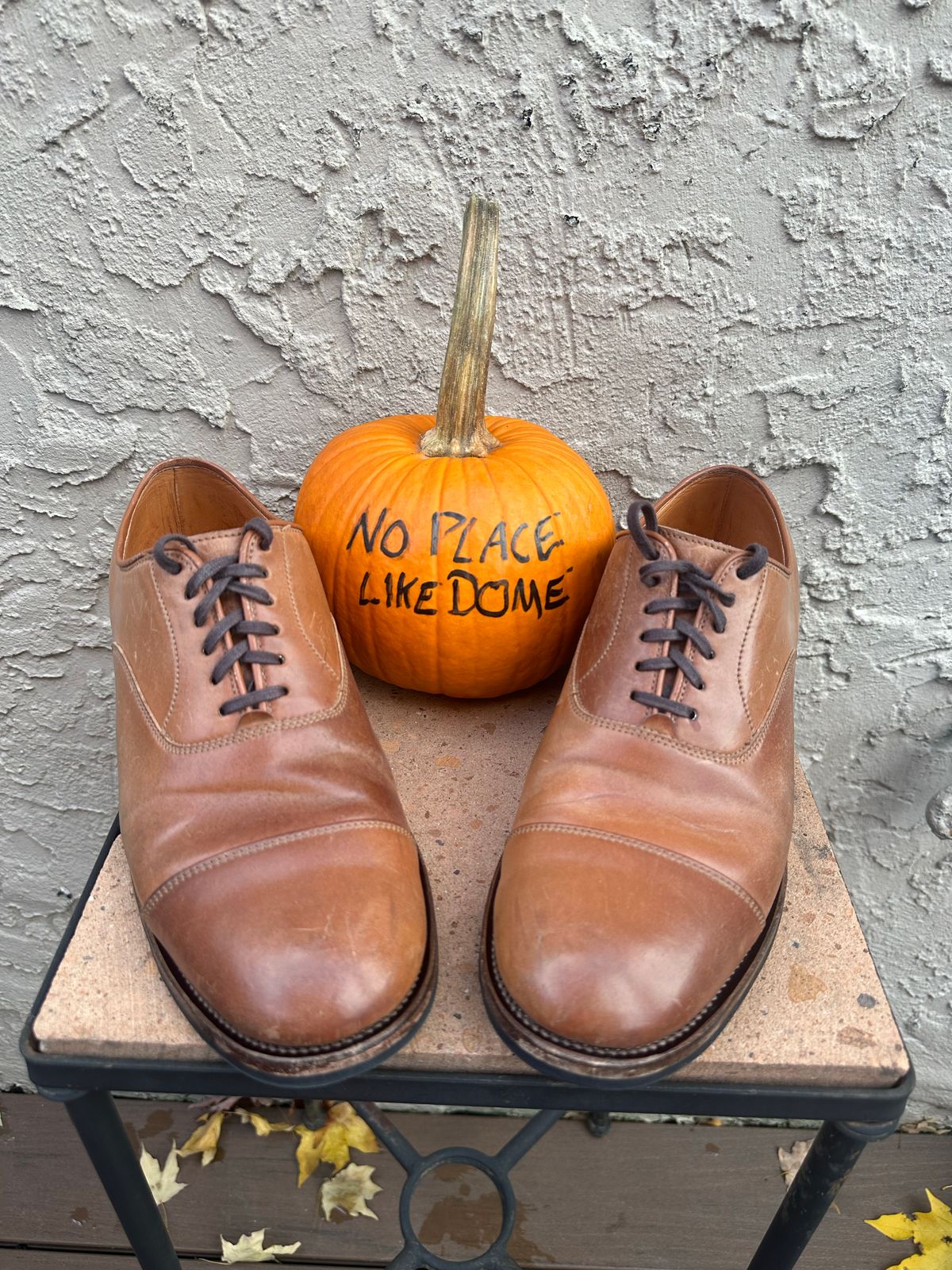 Photo by AGold on November 1, 2022 of the Viberg Bastion Oxford in Horween Natural Shell Cordovan.