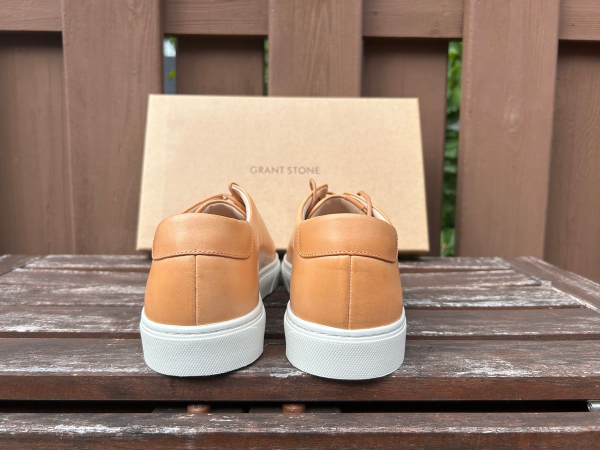 Photo by AGold on October 1, 2024 of the Grant Stone Coast Sneaker in Badalassi Carlo Natural Minerva.