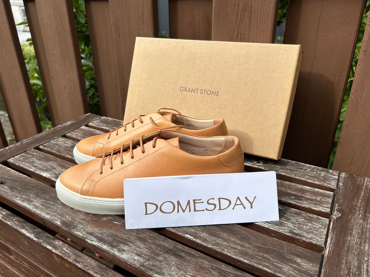 Photo by AGold on October 1, 2024 of the Grant Stone Coast Sneaker in Badalassi Carlo Natural Minerva.