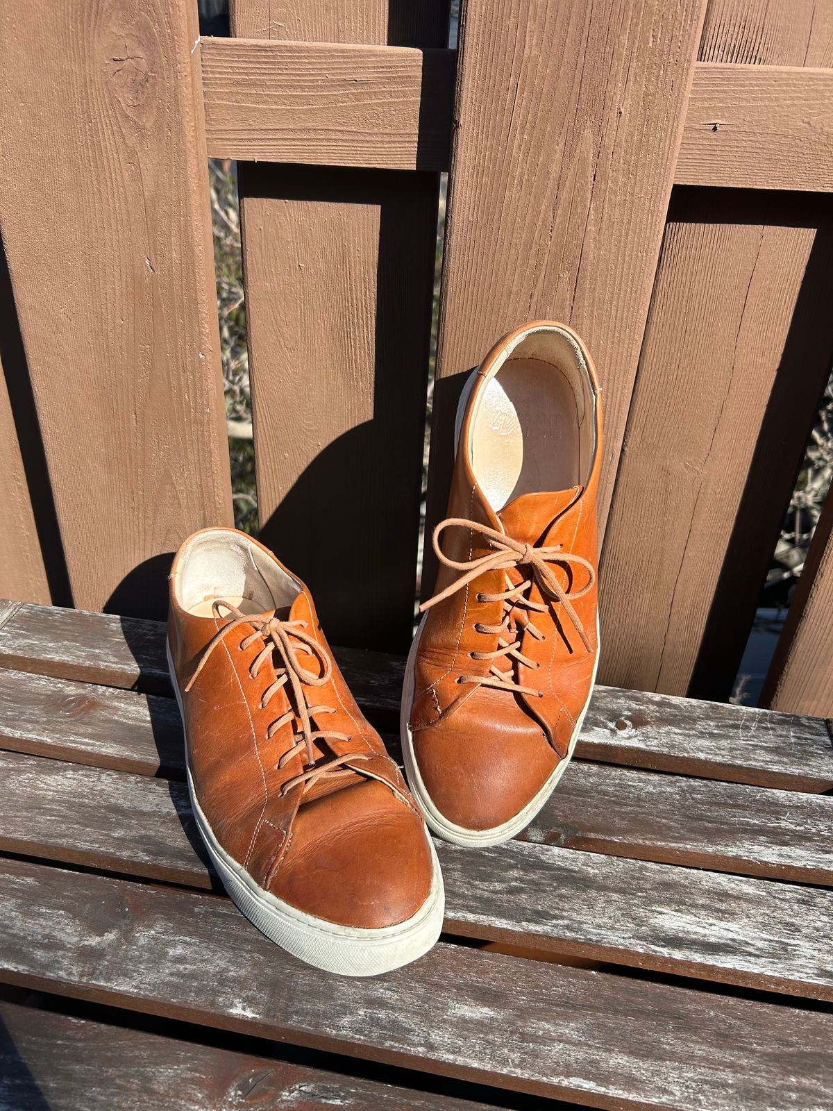 Photo by AGold on March 3, 2025 of the Grant Stone Coast Sneaker in Badalassi Carlo Natural Minerva.