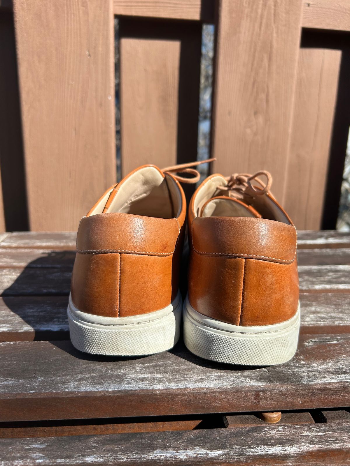 Photo by AGold on March 3, 2025 of the Grant Stone Coast Sneaker in Badalassi Carlo Natural Minerva.