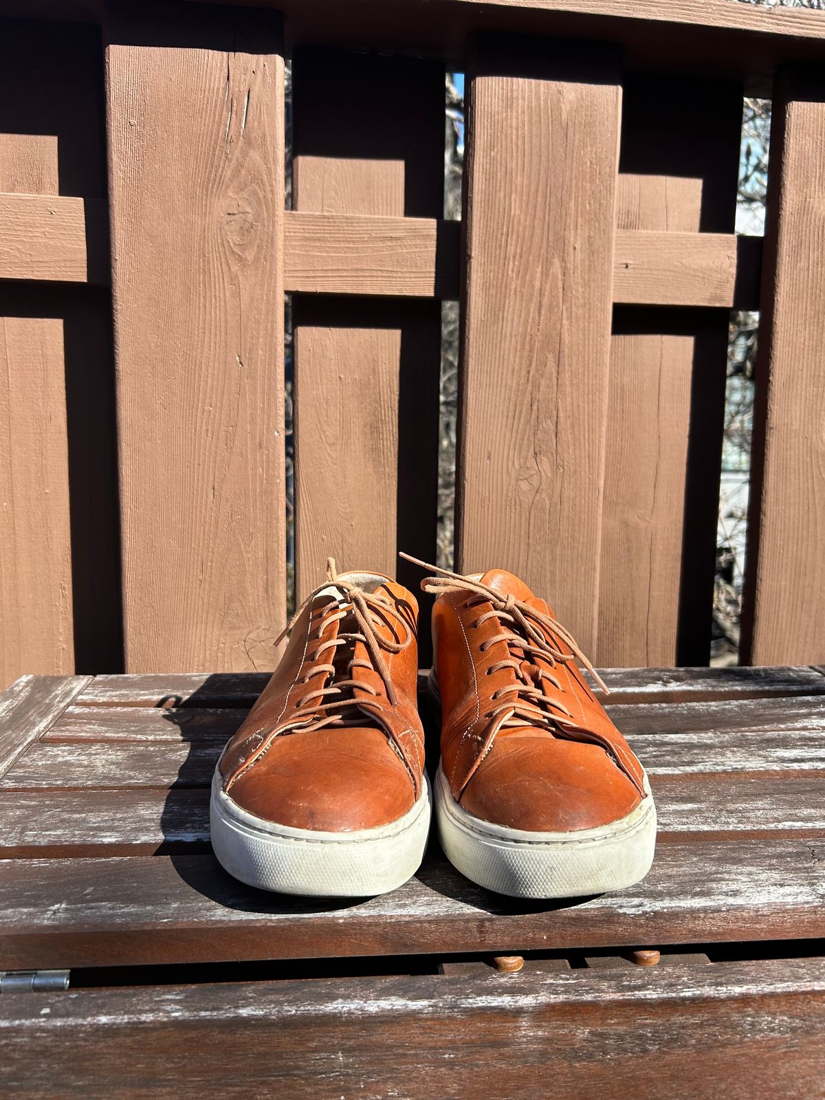 Photo by AGold on March 3, 2025 of the Grant Stone Coast Sneaker in Badalassi Carlo Natural Minerva.