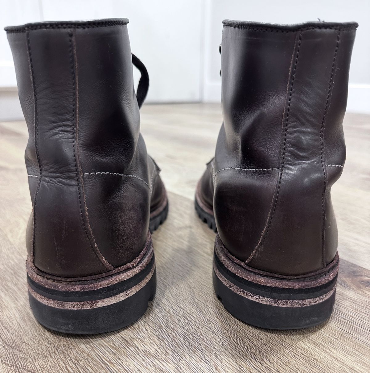 Photo by worldtraveler on March 6, 2025 of the Allen Edmonds Higgins Mill in Coffee Calfskin.
