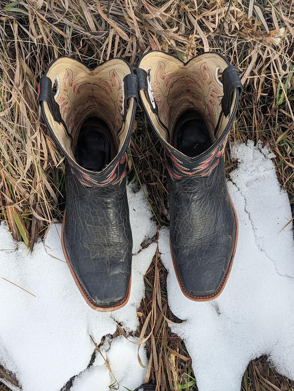 Photo by zangazanga on November 1, 2023 of the Canada West Boots Brahma 6563-6 in Unknown Leather.