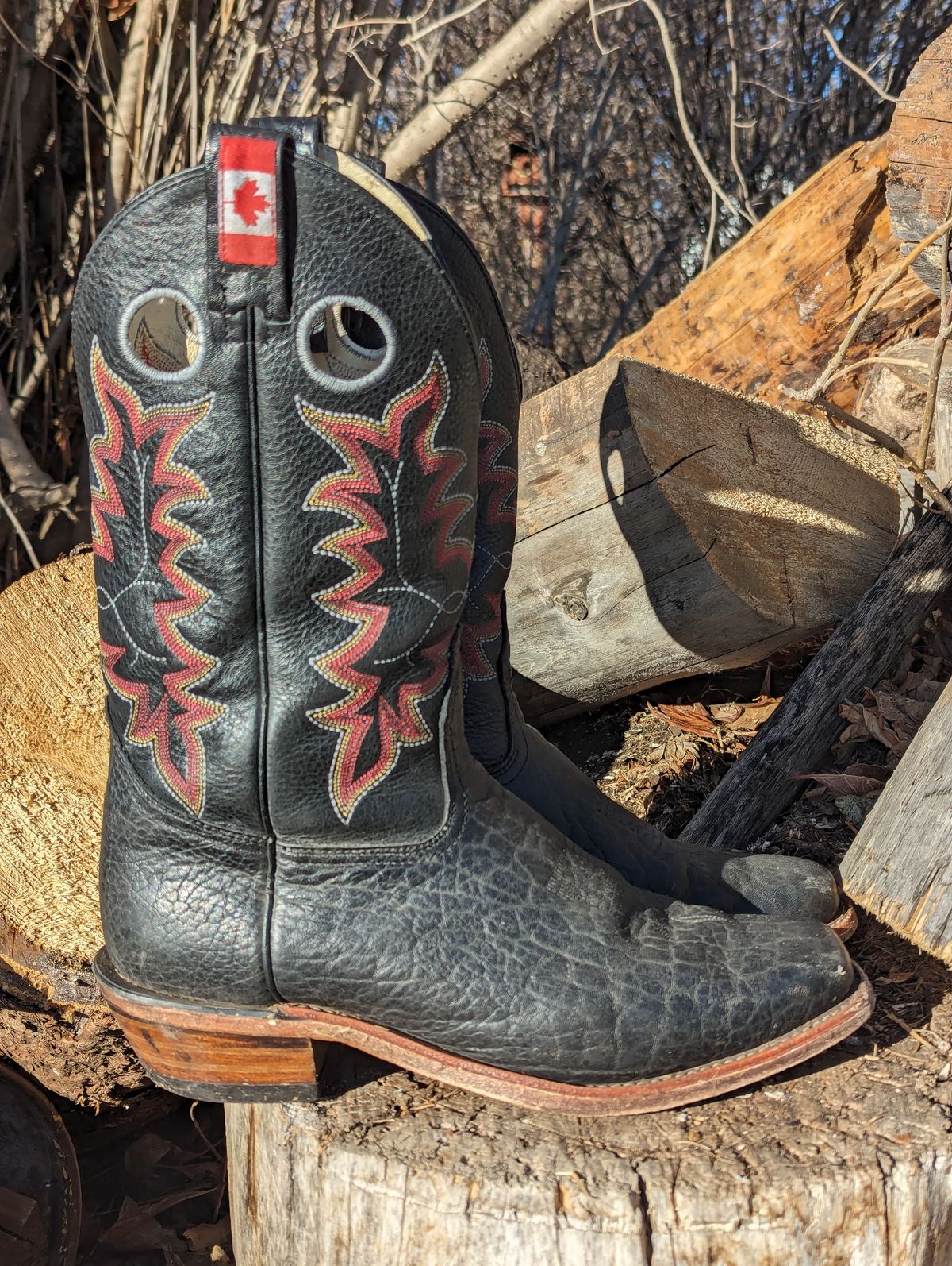 Photo by zangazanga on February 1, 2024 of the Canada West Boots Brahma 6563-6 in Unknown Leather.