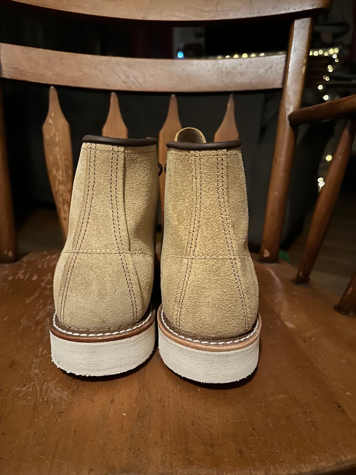Photo by tmcginness on October 1, 2023 of the Red Wing 6-Inch Classic Moc in S.B. Foot Hawthorne Abilene.
