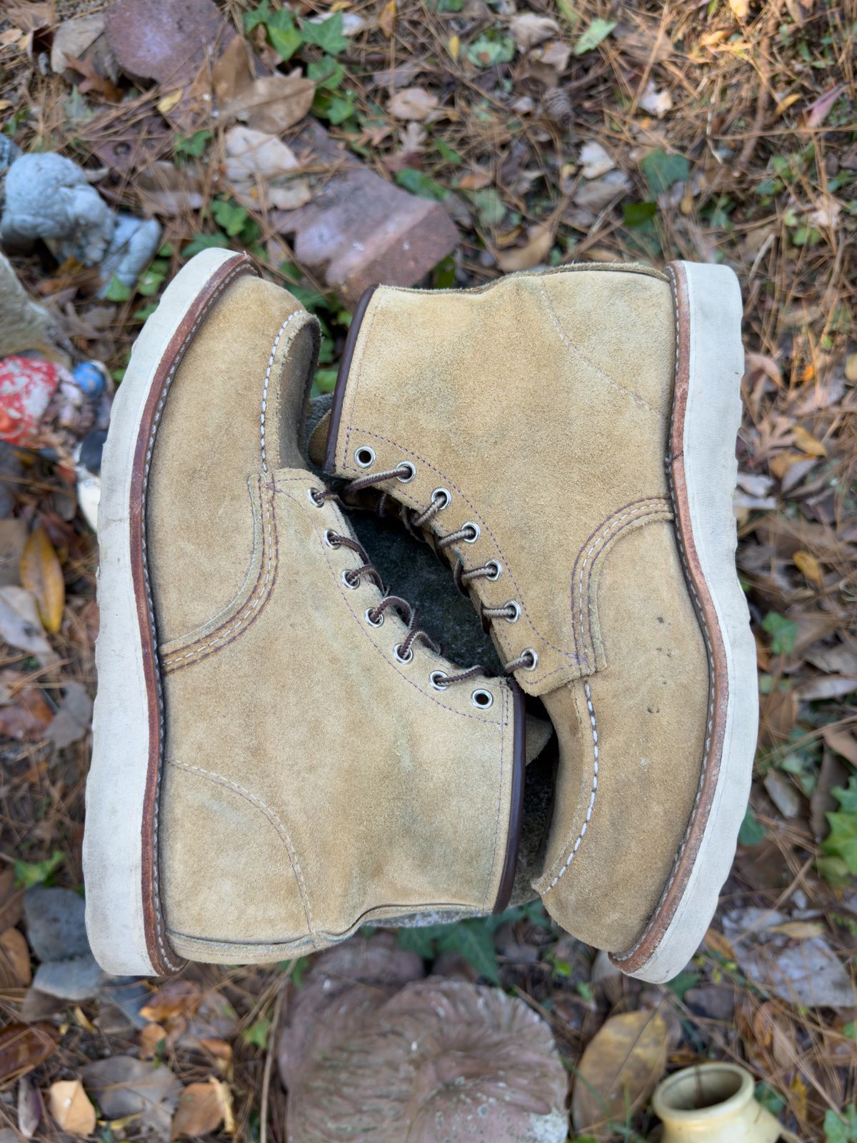 Photo by tmcginness on November 6, 2023 of the Red Wing 6-Inch Classic Moc in S.B. Foot Hawthorne Abilene.