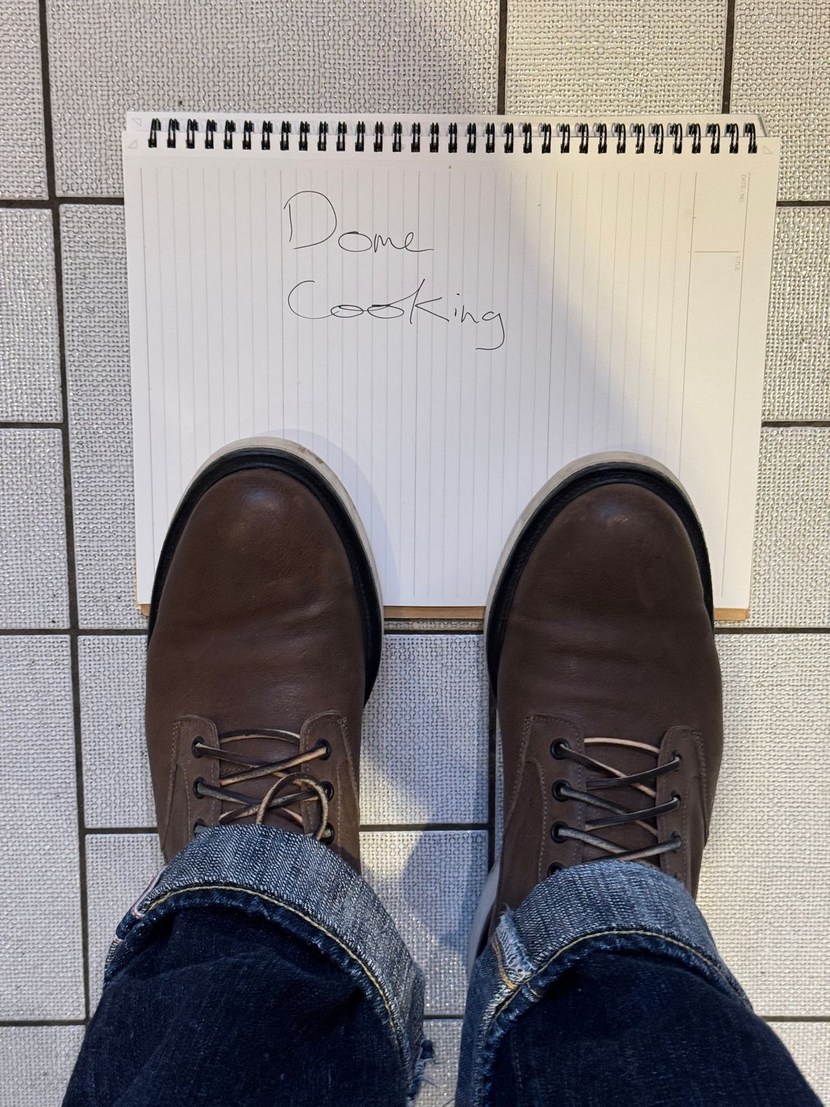 Photo by elliottjhill on November 4, 2025 of the Viberg Scout Boot in Asfalto Washed Kangaroo.