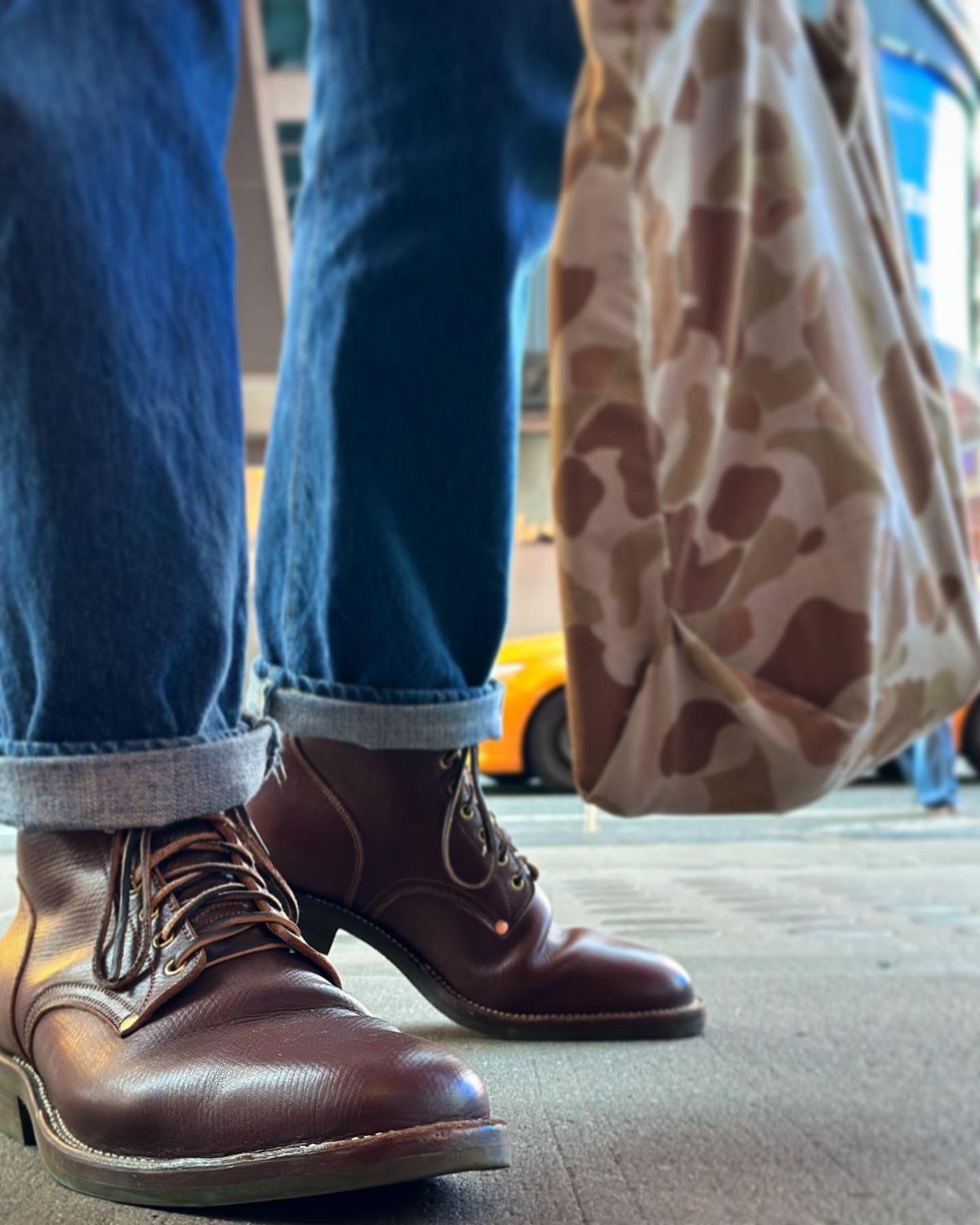 Photo by kosta on November 4, 2022 of the NF Bootmaker Milton Boot in J&FJ Baker Brown Russian Calf.