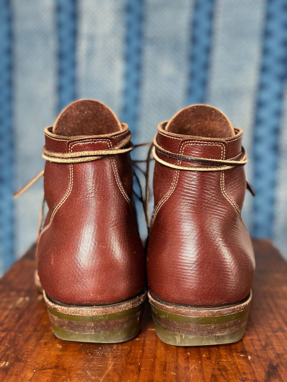 Photo by kosta on April 5, 2023 of the NF Bootmaker Milton Boot in J&FJ Baker Brown Russian Calf.