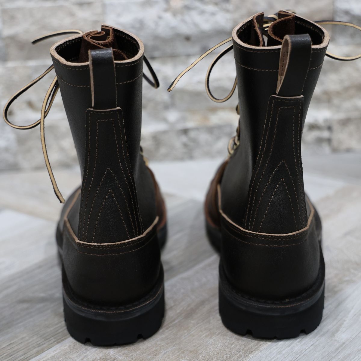 Photo by mfleeter on October 1, 2025 of the Nicks x Rose Anvil ND3 in Horween Brown Waxed Flesh.