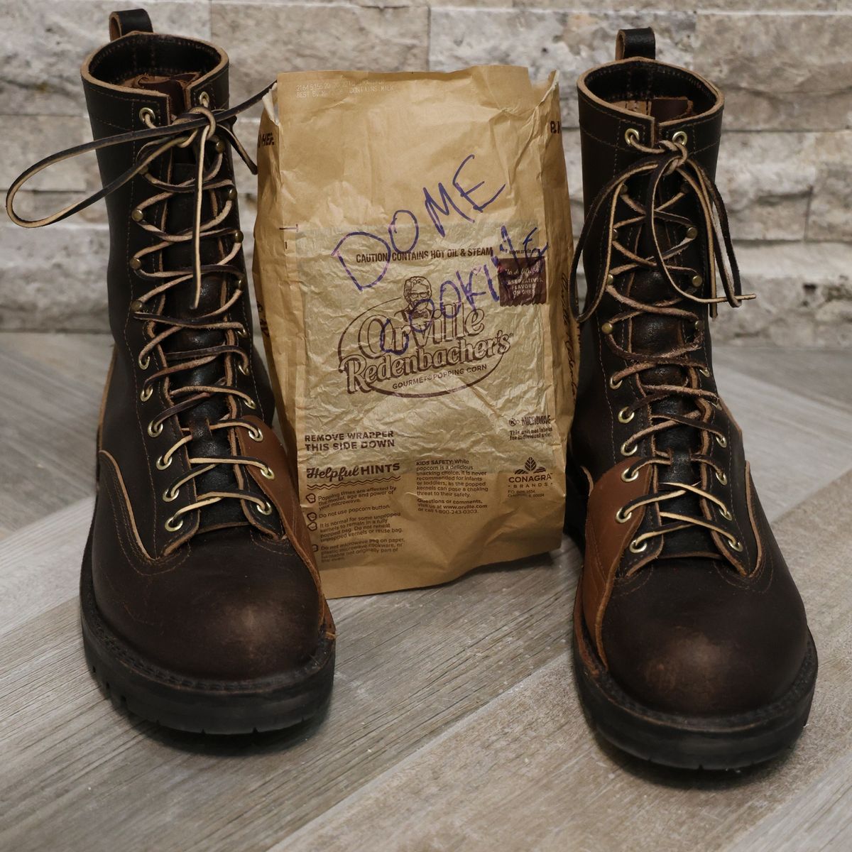 Photo by mfleeter on November 1, 2025 of the Nicks x Rose Anvil ND3 in Horween Brown Waxed Flesh.