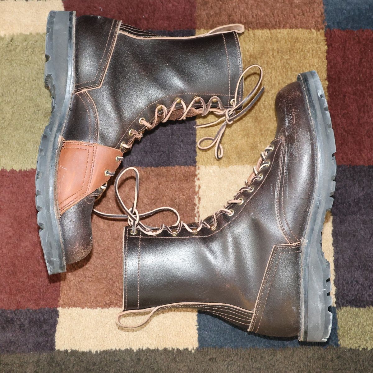 Photo by mfleeter on February 1, 2026 of the Nicks x Rose Anvil ND3 in Horween Brown Waxed Flesh.