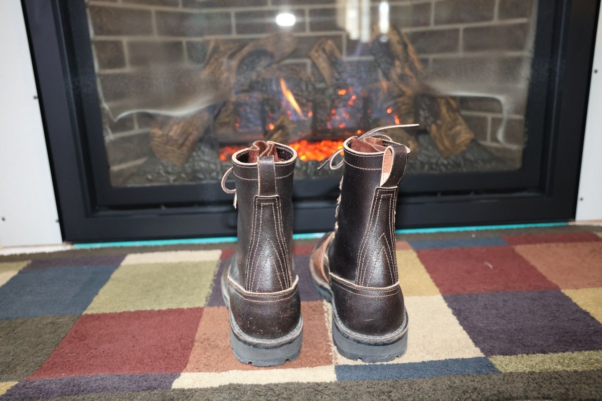 Photo by mfleeter on March 1, 2026 of the Nicks x Rose Anvil ND3 in Horween Brown Waxed Flesh.