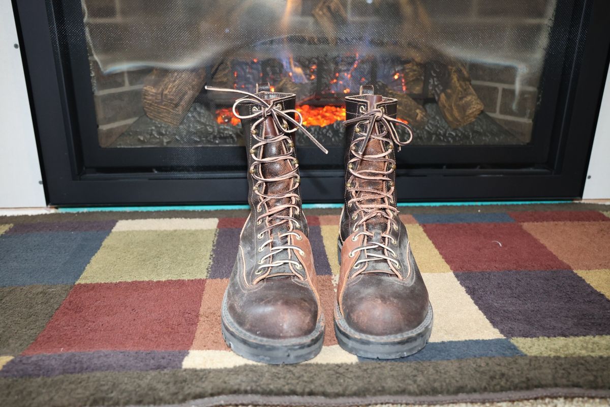 Photo by mfleeter on March 1, 2026 of the Nicks x Rose Anvil ND3 in Horween Brown Waxed Flesh.