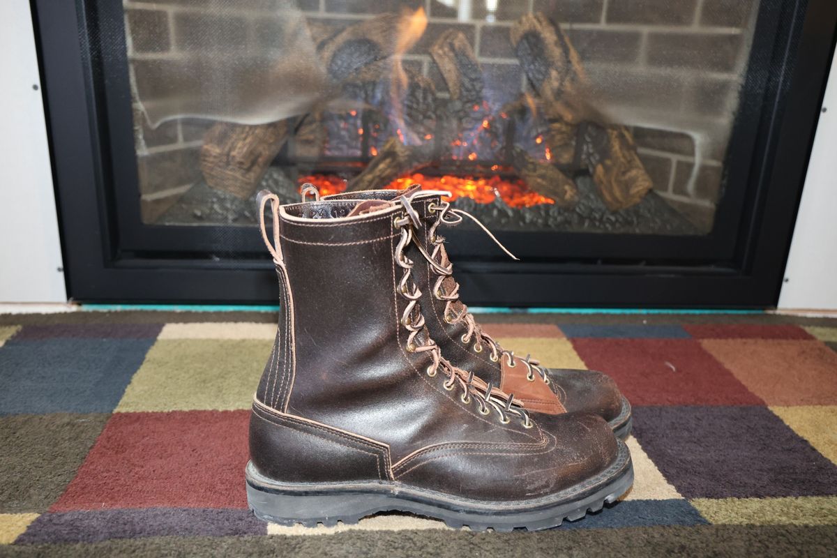 Photo by mfleeter on March 1, 2026 of the Nicks x Rose Anvil ND3 in Horween Brown Waxed Flesh.