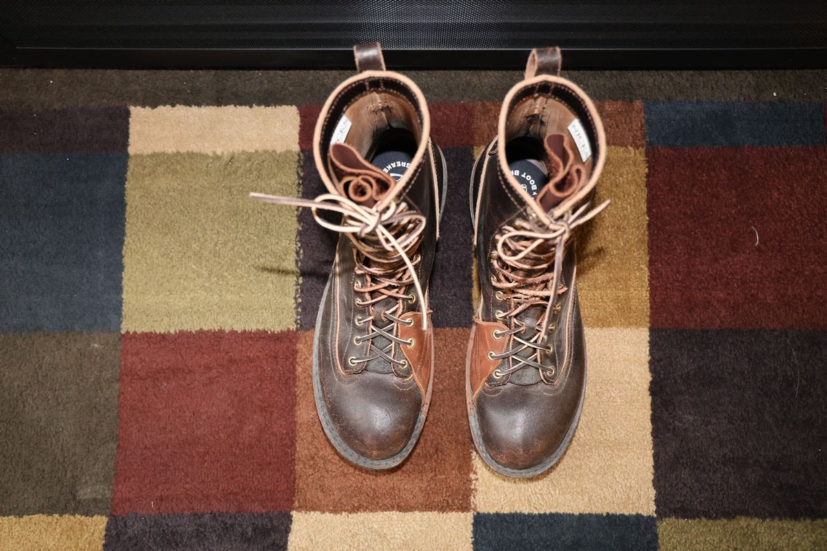 Photo by mfleeter on March 1, 2026 of the Nicks x Rose Anvil ND3 in Horween Brown Waxed Flesh.