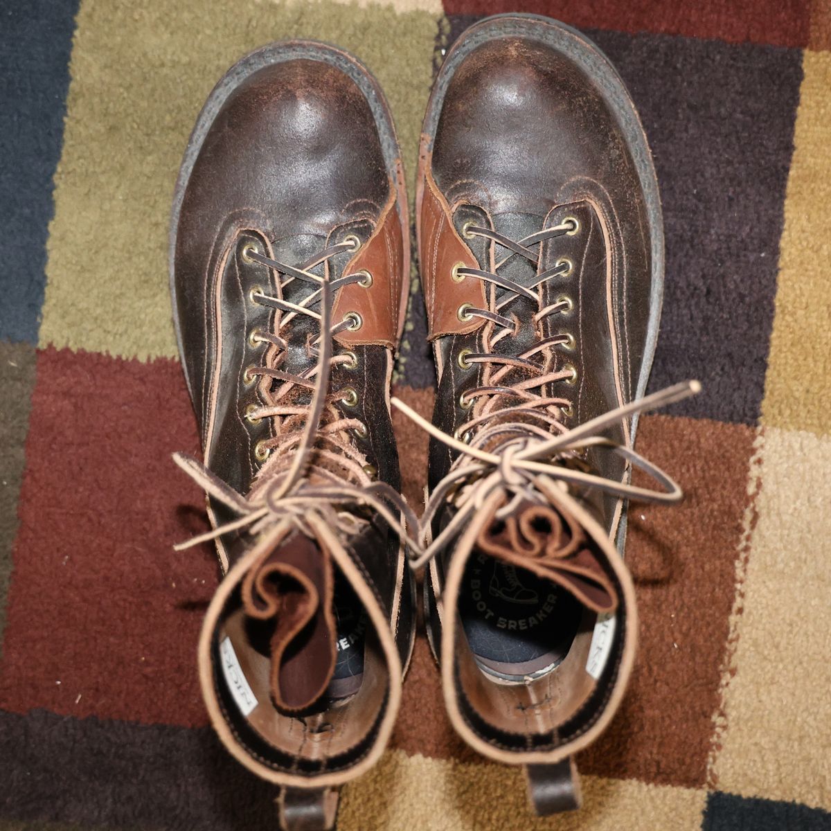 Photo by mfleeter on April 5, 2026 of the Nicks x Rose Anvil ND3 in Horween Brown Waxed Flesh.