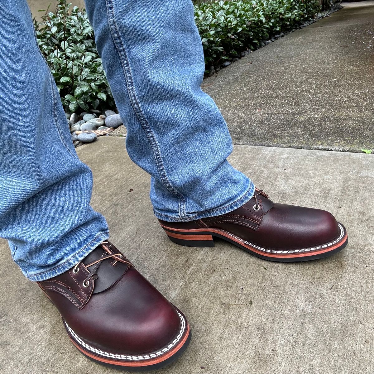 Photo by punkassjim on December 21, 2023 of the Nicks MTO in Wickett & Craig Burgundy Double Stuffed.