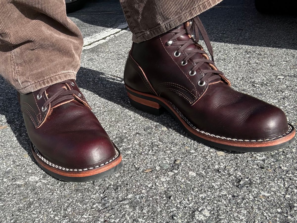 Photo by punkassjim on January 25, 2024 of the Nicks MTO in Wickett & Craig Burgundy Double Stuffed.