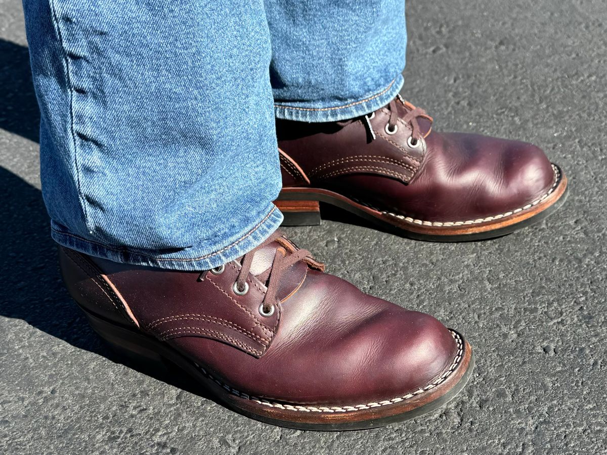 Photo by punkassjim on October 21, 2024 of the Nicks MTO in Wickett & Craig Burgundy Double Stuffed.