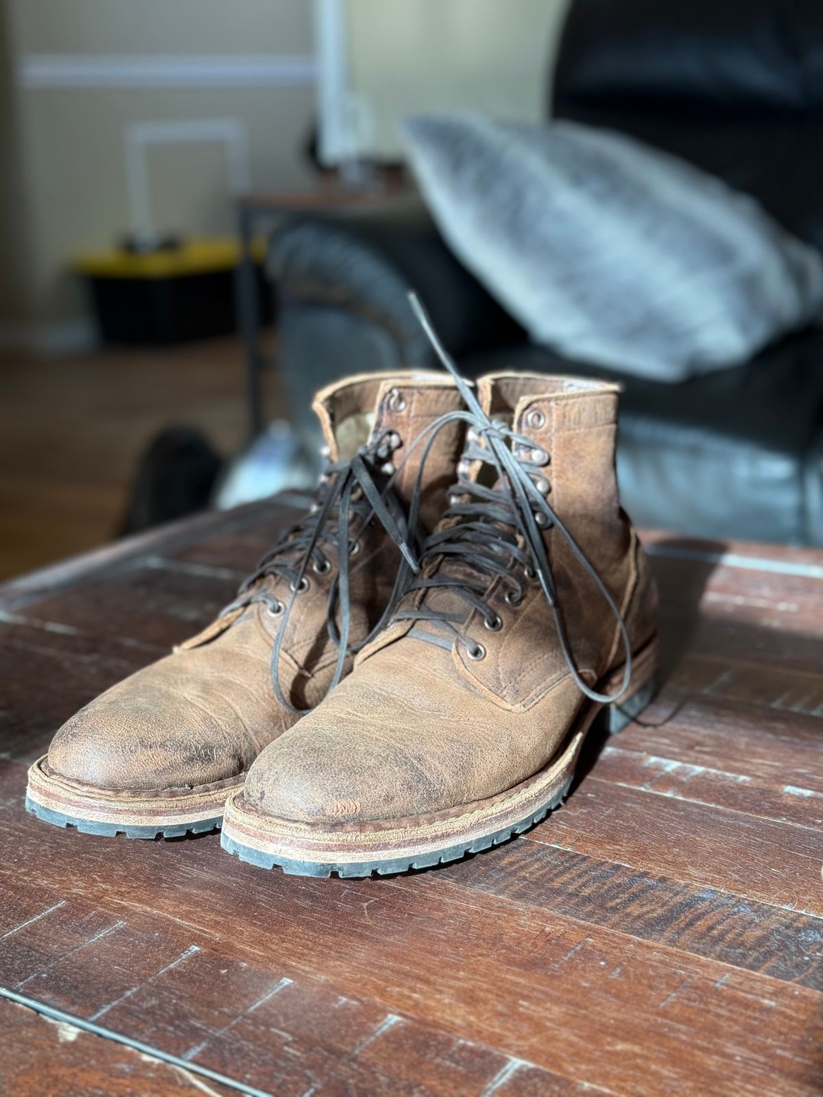 Photo by Timm on November 16, 2025 of the White's MP-Sherman Plain Toe in Urban Brown Naked Kudu.