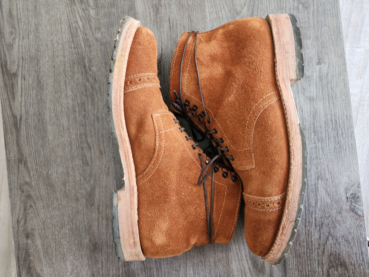 Photo by Rafy99 on November 9, 2022 of the White's Main Street Dress Toe Cap in Unlisted Leather.