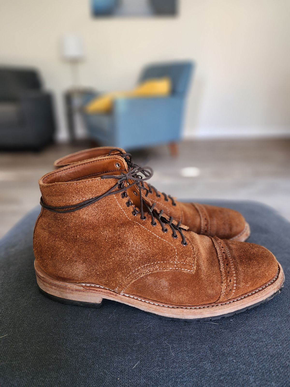 Photo by Rafy99 on December 6, 2022 of the White's Main Street Dress Toe Cap in Unlisted Leather.