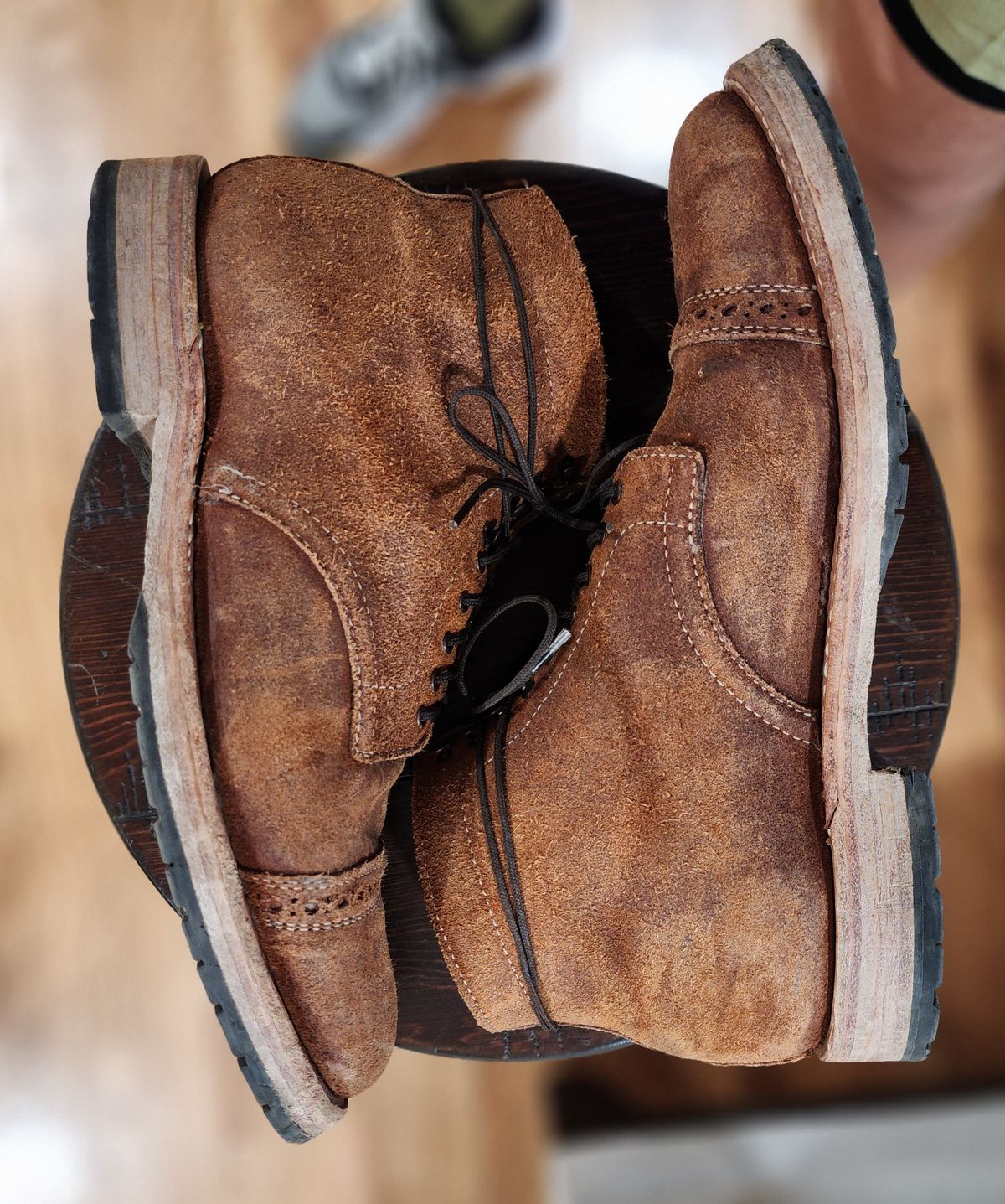 Photo by Rafy99 on February 5, 2023 of the White's Main Street Dress Toe Cap in Unlisted Leather.