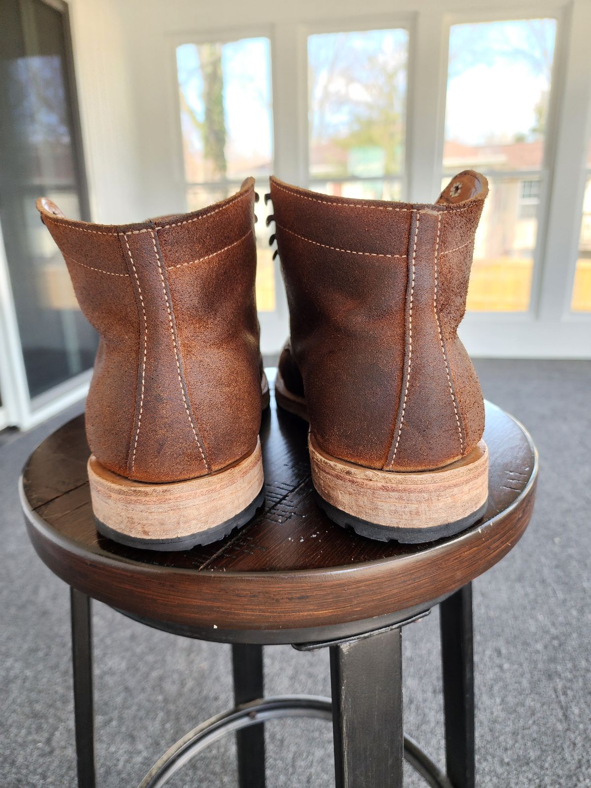 Photo by Rafy99 on March 6, 2023 of the White's Main Street Dress Toe Cap in Unlisted Leather.