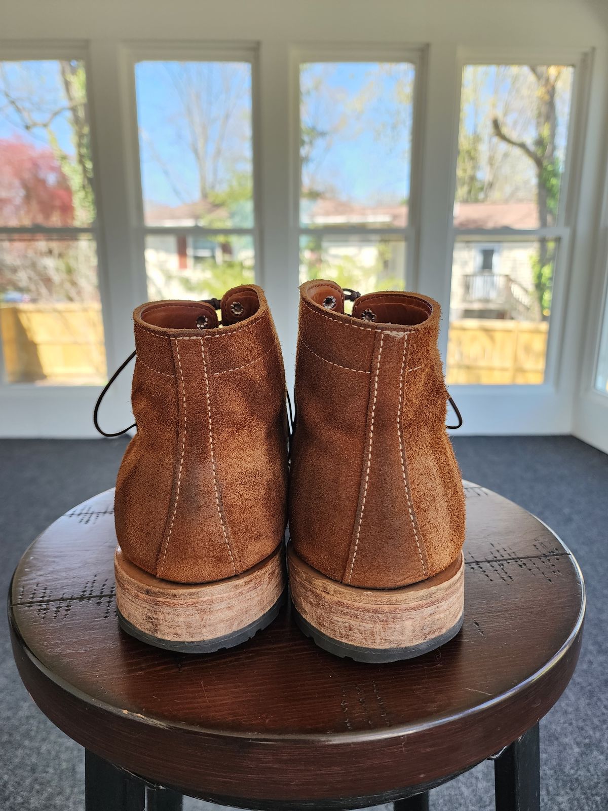 Photo by Rafy99 on April 4, 2023 of the White's Main Street Dress Toe Cap in Unlisted Leather.