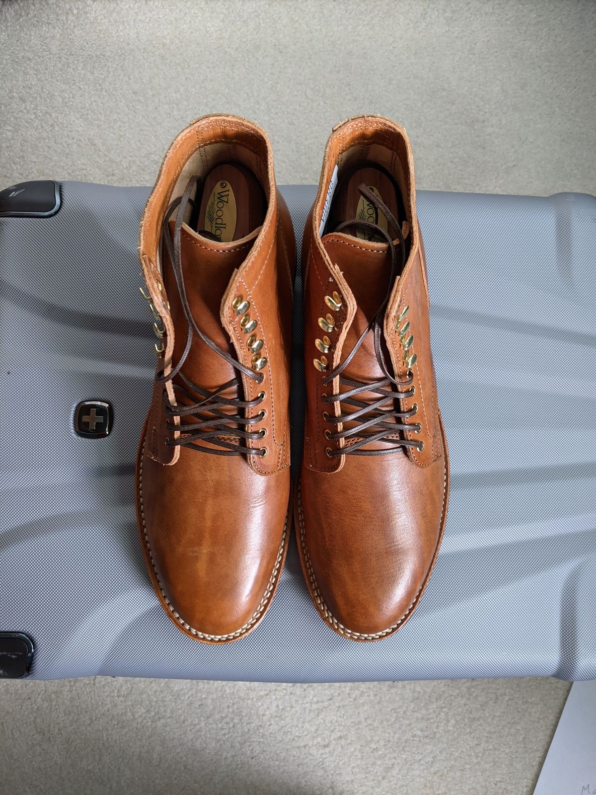 Photo by TropicalBroccoli on September 30, 2021 of the Viberg Service Boot in Conceria 800 Used Ciocio.