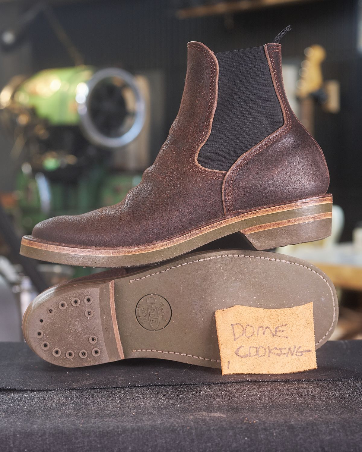 Photo by BobHendersonHB on November 3, 2025 of the BHHB Herridge Lane in Horween Washed Wax Flesh Brown.