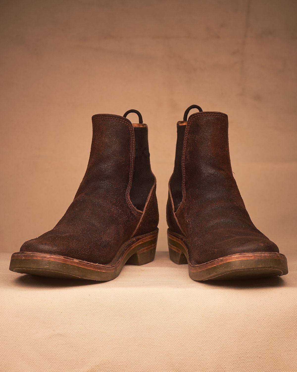 Photo by BobHendersonHB on January 5, 2026 of the BHHB Herridge Lane in Horween Washed Wax Flesh Brown.