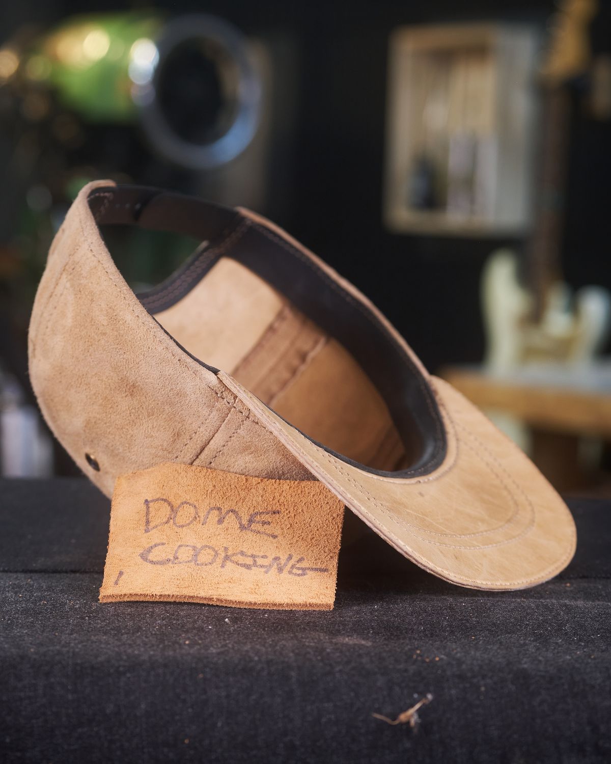 Photo by BobHendersonHB on November 3, 2025 of the BHHB Hat in Horween Sun Tan Horsefront.