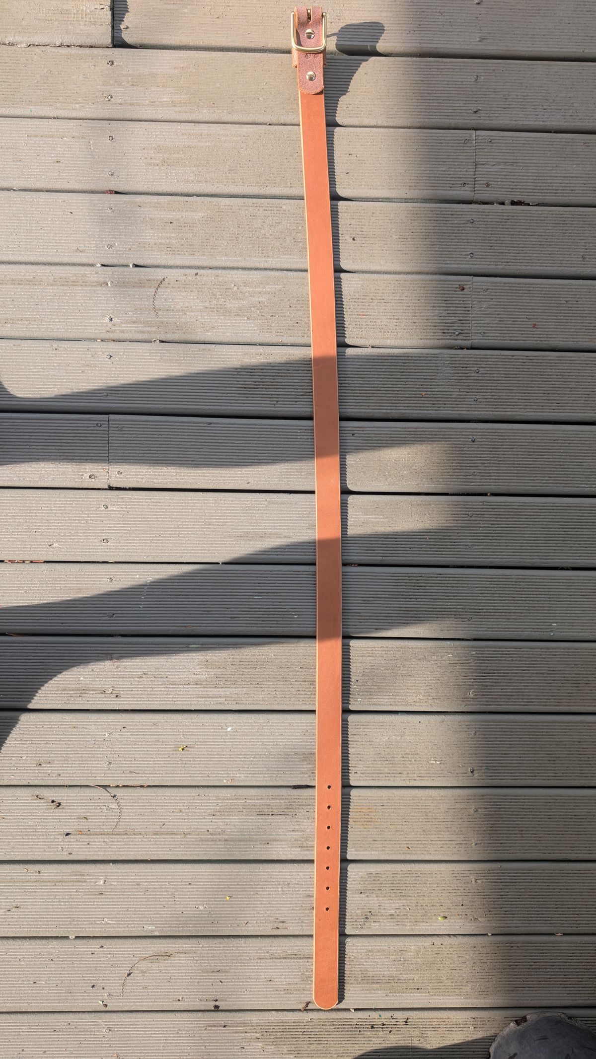 Photo by Togebough on November 1, 2025 of the Nicks Nicks Classic Work Belt in Seidel 1964 Tan Roughout.
