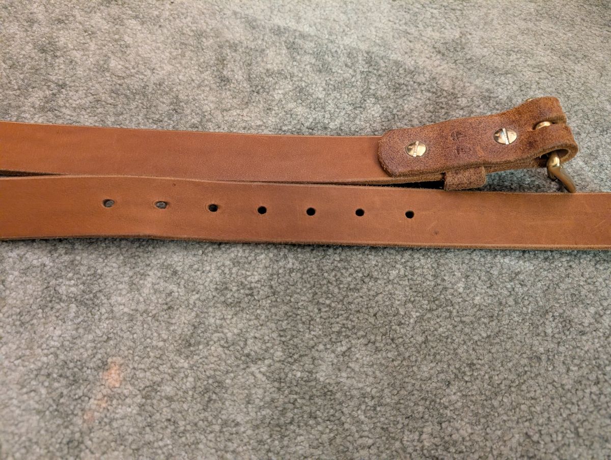 Photo by Togebough on March 3, 2026 of the Nicks Nicks Classic Work Belt in Seidel 1964 Tan Roughout.