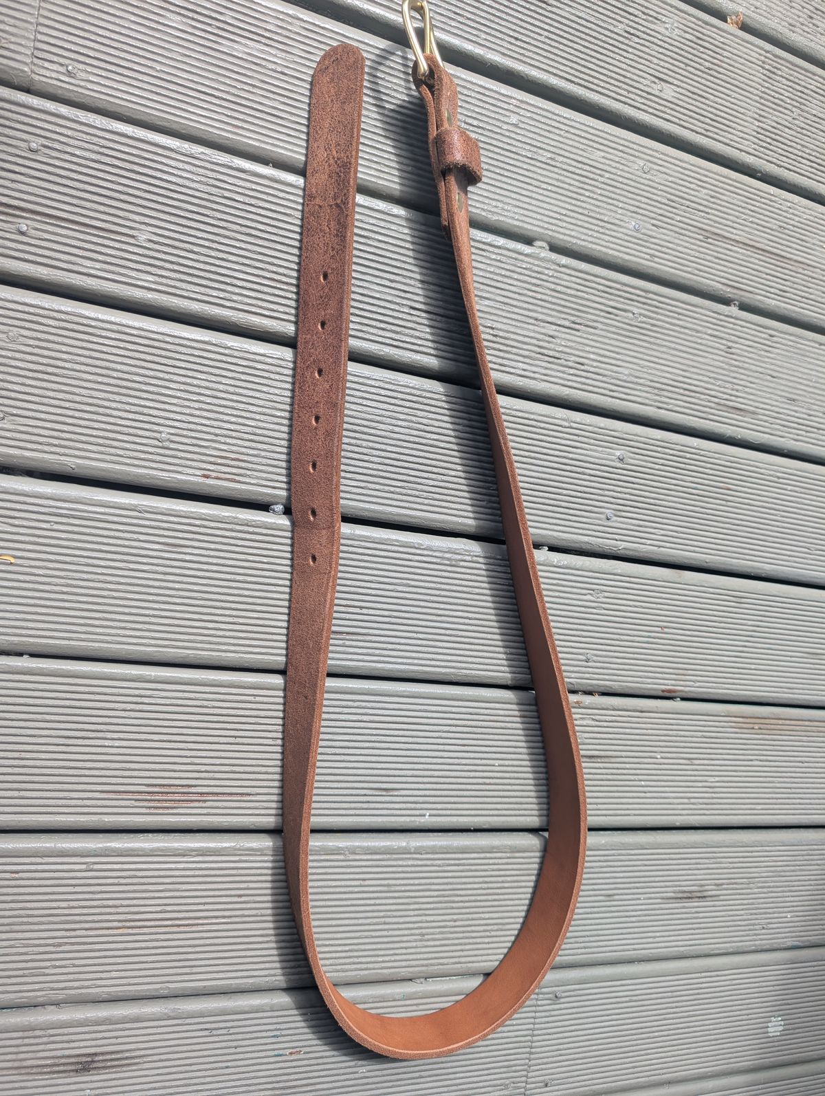 Photo by Togebough on April 4, 2026 of the Nicks Nicks Classic Work Belt in Seidel 1964 Tan Roughout.