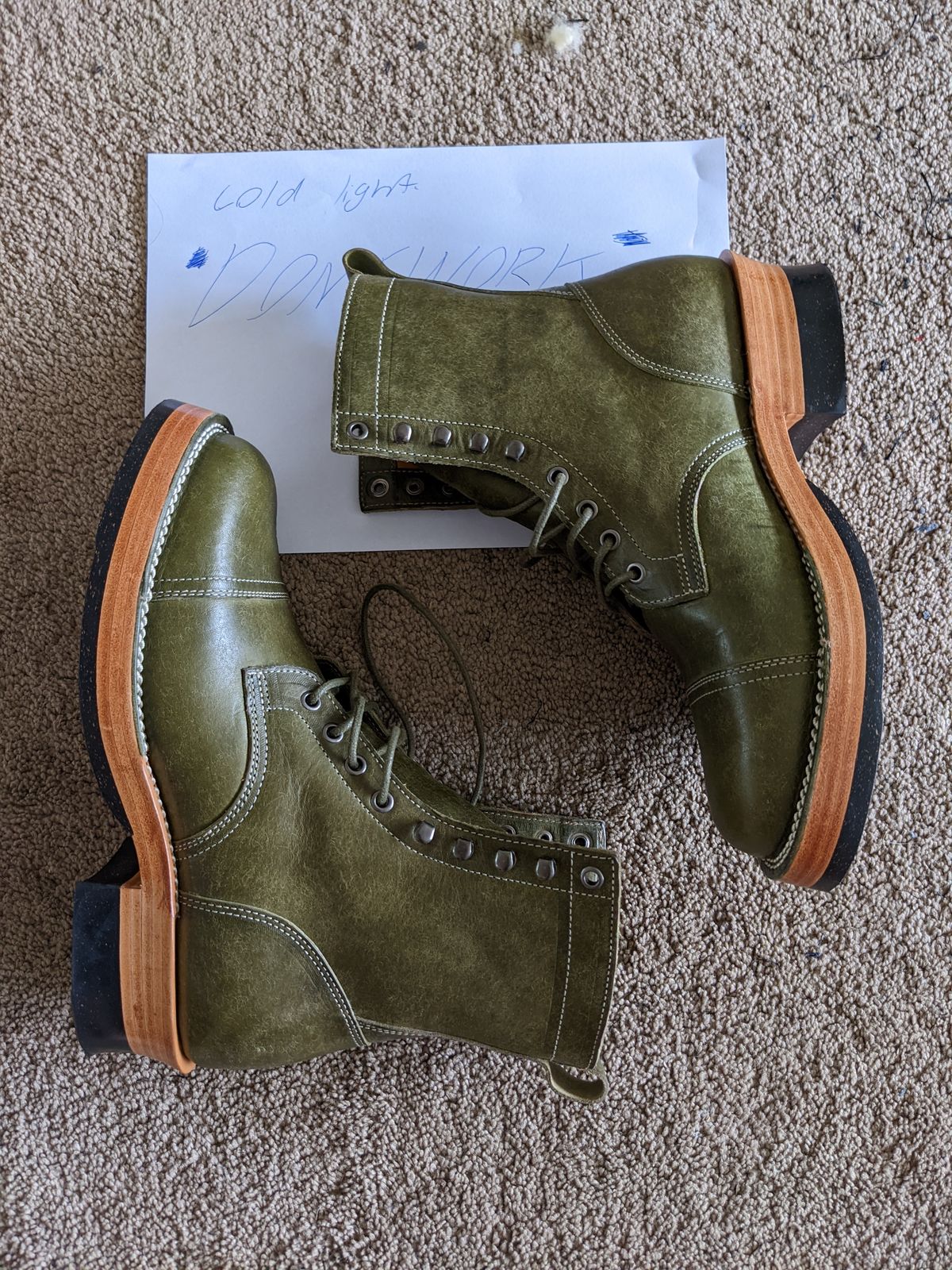 Photo by Togebough on October 1, 2022 of the Jakkrabbits Field Boots in Badalassi Carlo Oliva Pueblo.