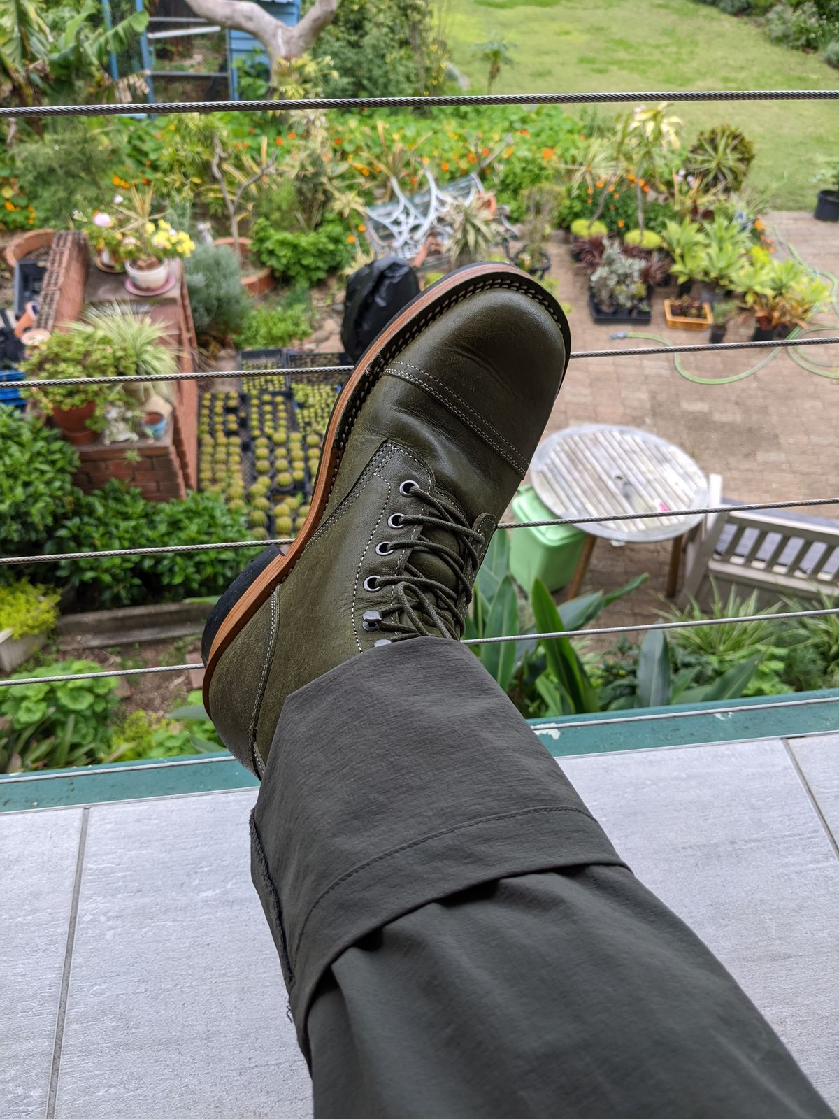 Photo by Togebough on October 1, 2022 of the Jakkrabbits Field Boots in Badalassi Carlo Oliva Pueblo.