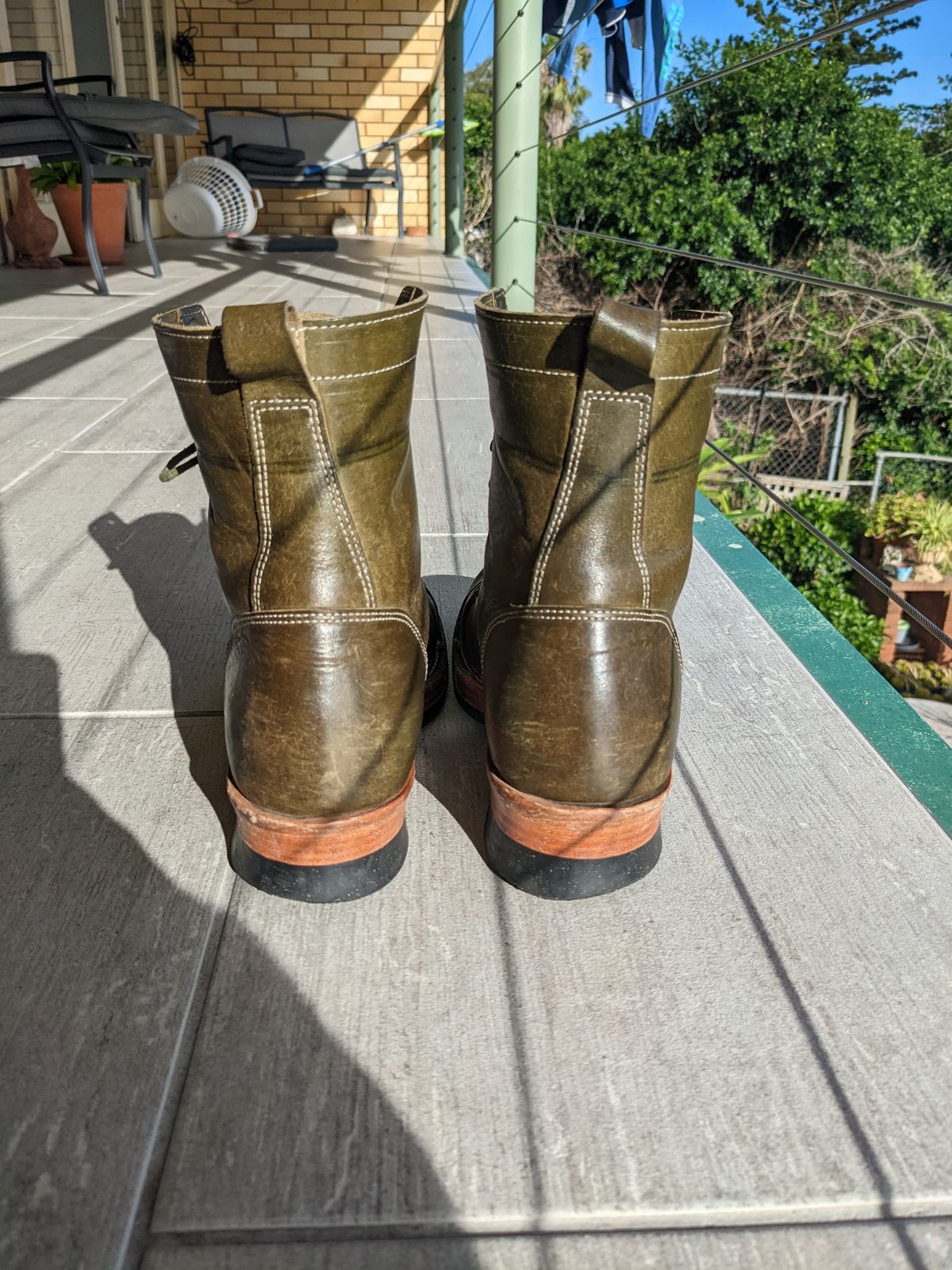 Photo by Togebough on December 2, 2022 of the Jakkrabbits Field Boots in Badalassi Carlo Oliva Pueblo.