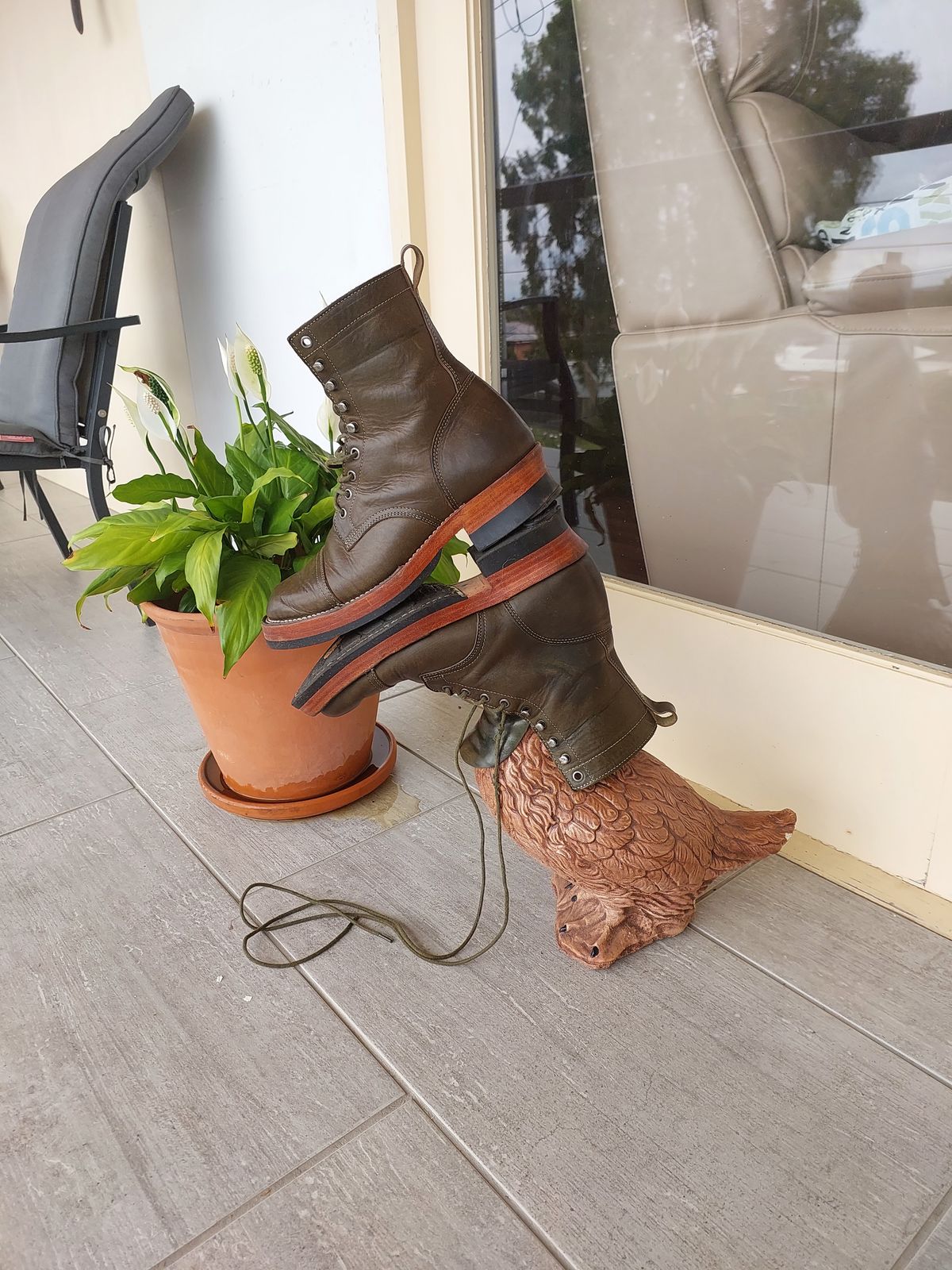 Photo by Togebough on January 5, 2023 of the Jakkrabbits Field Boots in Badalassi Carlo Oliva Pueblo.