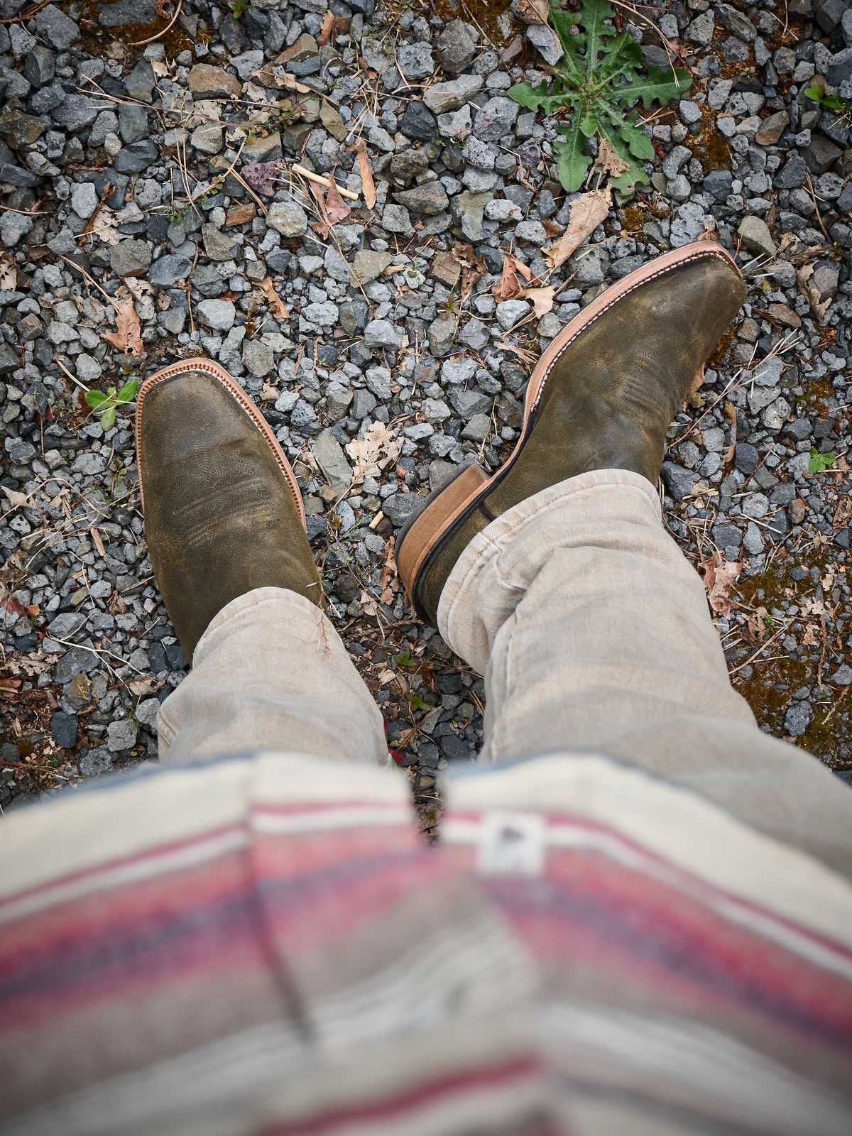 Photo by switch on May 2, 2025 of the Ariat Futurity Time in Olive Roughout/Copper Crunch.