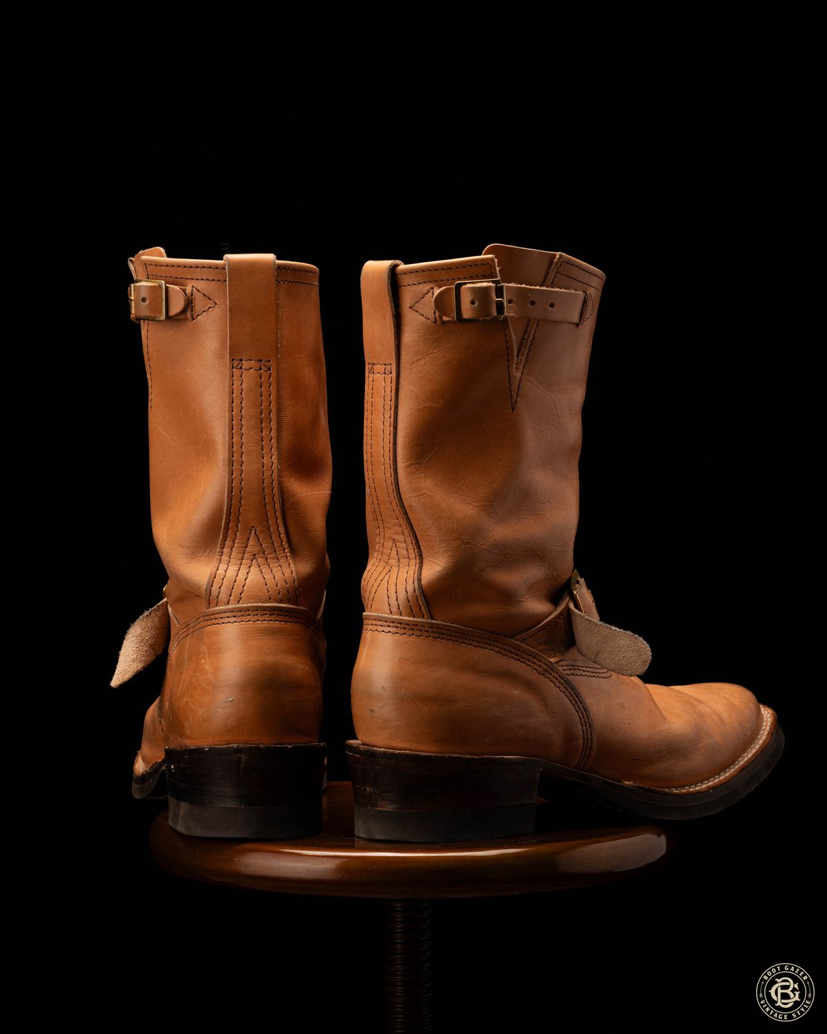 Photo by boot_gazer on December 5, 2024 of the Wesco Boss Engineer Boot in Horween Natural Essex.